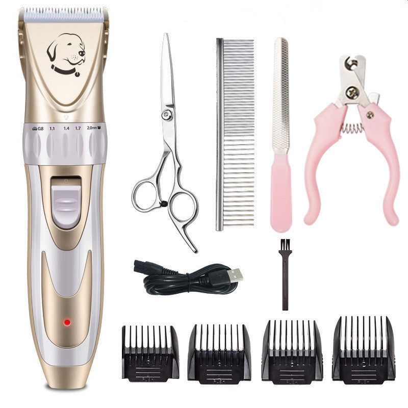 JMT-360778 Ceramic Blade Electric Pet Shaver with USB Charging and 150 Minutes Usage Time