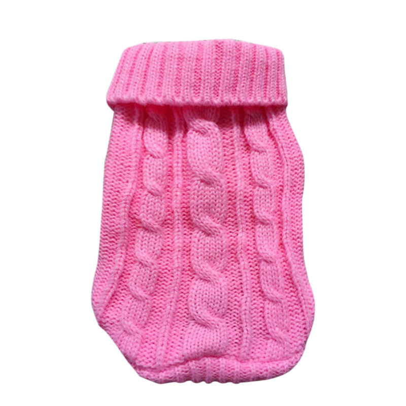 JMT-361162 Warm Thick Knit Pet Sweater for Cats in Various Colors