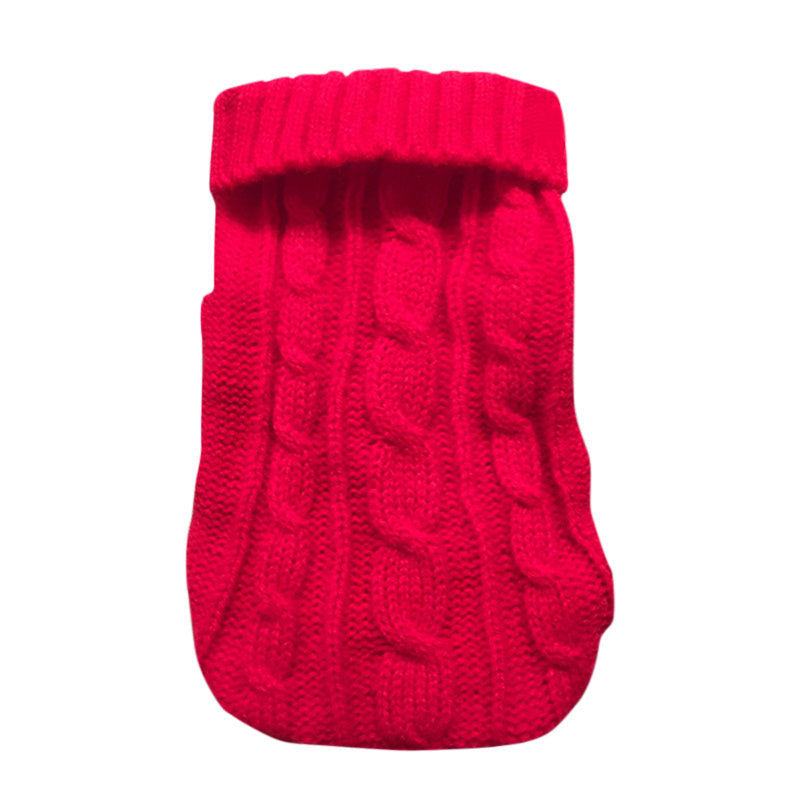 JMT-361162 Warm Thick Knit Pet Sweater for Cats in Various Colors