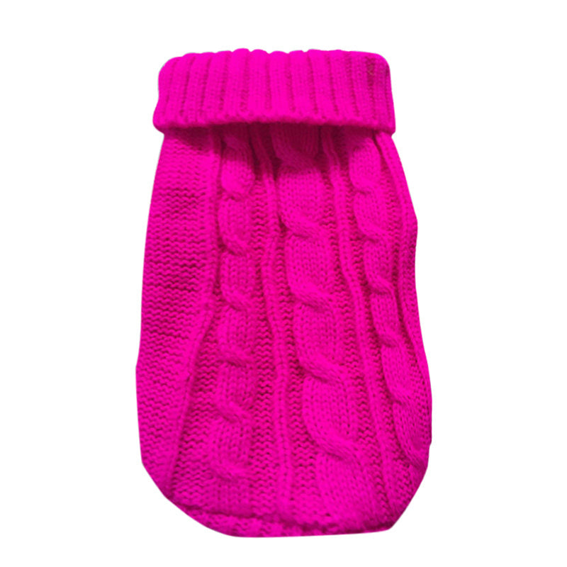 JMT-361162 Warm Thick Knit Pet Sweater for Cats in Various Colors