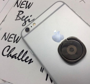 JMT-361546 360-Degree Metal Finger Ring Holder for Smartphones and Tablets - Ultra-Thin Aluminium Alloy Design