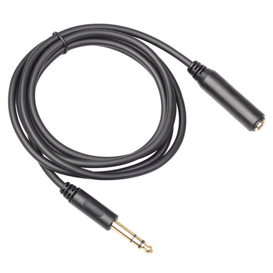JMT-361866 6.5mm Male to Female Gold-Plated Audio Extension Cable – Multiple Lengths Available
