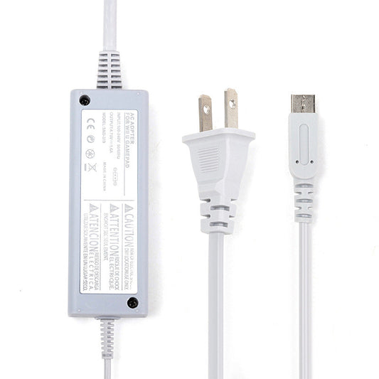 JMT-361866 Wii U Tablet Power Supply Charger - Compatible with Wii U, ABS Material, Multiple Plug Options