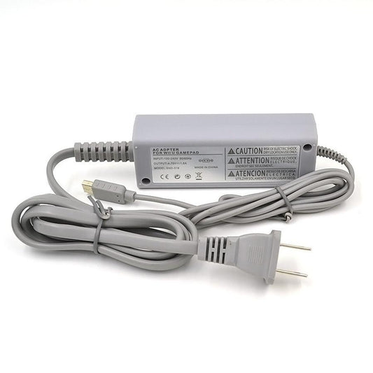 JMT-361866 Wii U Tablet Power Supply Charger - Compatible with Wii U, ABS Material, Multiple Plug Options