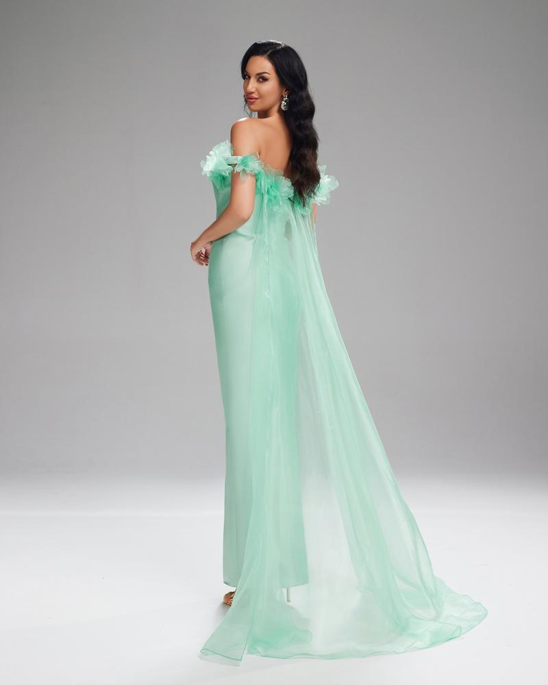 JMT-361930 Elegant Green Dress for Women - Style SH0099