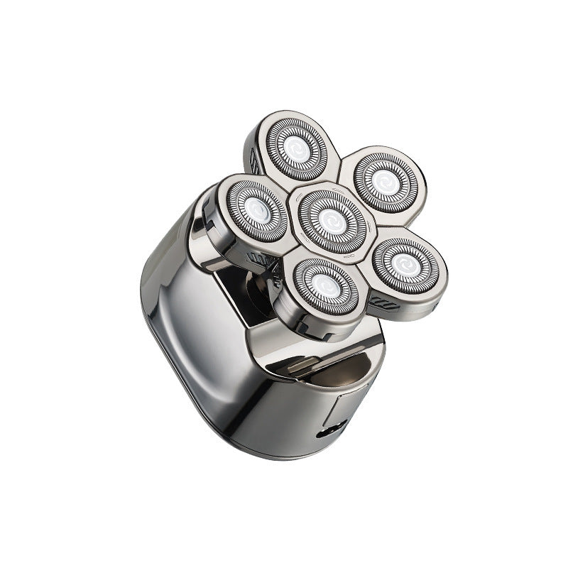 JMT-361930 Rechargeable Six-in-One Electric Shaver with Six-Blade Design and Rotating Heads