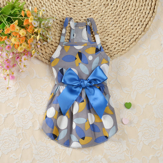 JMT-362314 Spring and Summer Princess Dress for Dogs - Comfortable Cloth Skirt Outfit