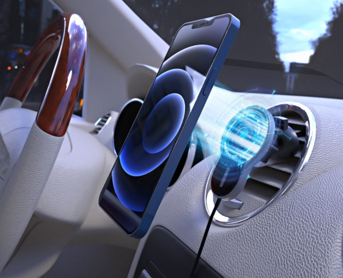 JMT-362378 Magnetic Wireless Charging Bracket for Smartphones with Car Compatibility