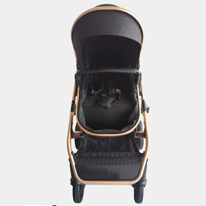 JMT-362698 4-in-1 High One Handed Folding Baby Stroller with Safety Seat