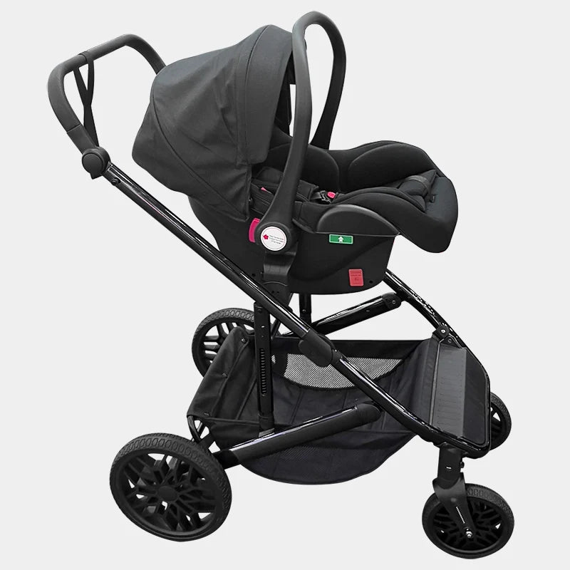JMT-362698 4-in-1 High One Handed Folding Baby Stroller with Safety Seat