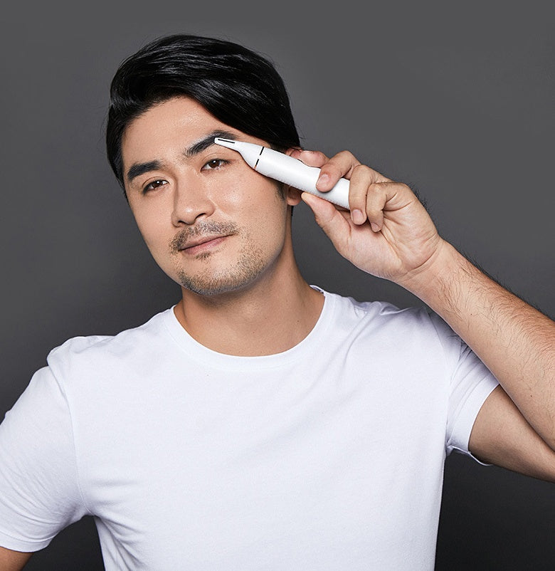 JMT-362826 Portable Electric Ear Nose Eyebrow Hair Trimmer - Waterproof Mini Shaver with High-Speed Motor and Sharp Cutter Head