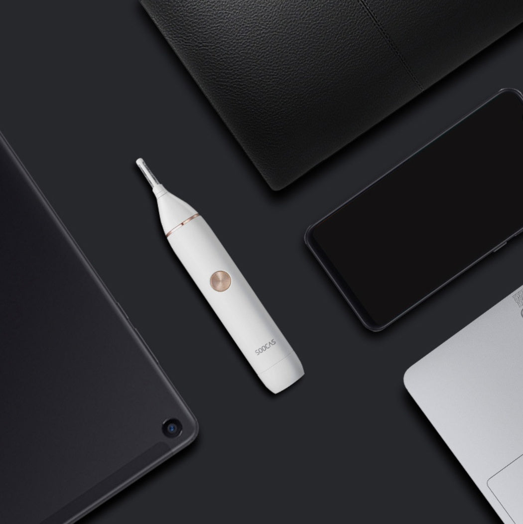 JMT-362826 Portable Electric Ear Nose Eyebrow Hair Trimmer - Waterproof Mini Shaver with High-Speed Motor and Sharp Cutter Head