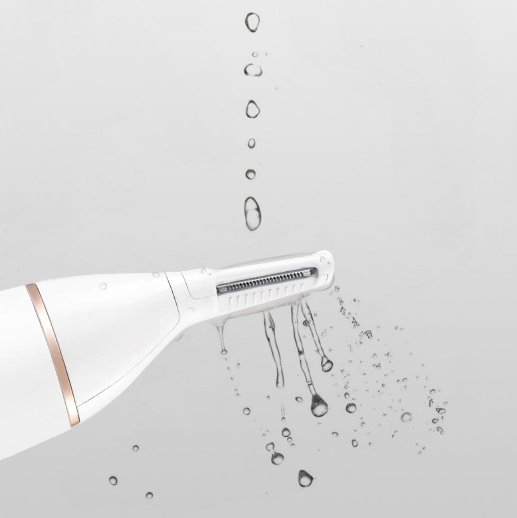 JMT-362826 Portable Electric Ear Nose Eyebrow Hair Trimmer - Waterproof Mini Shaver with High-Speed Motor and Sharp Cutter Head