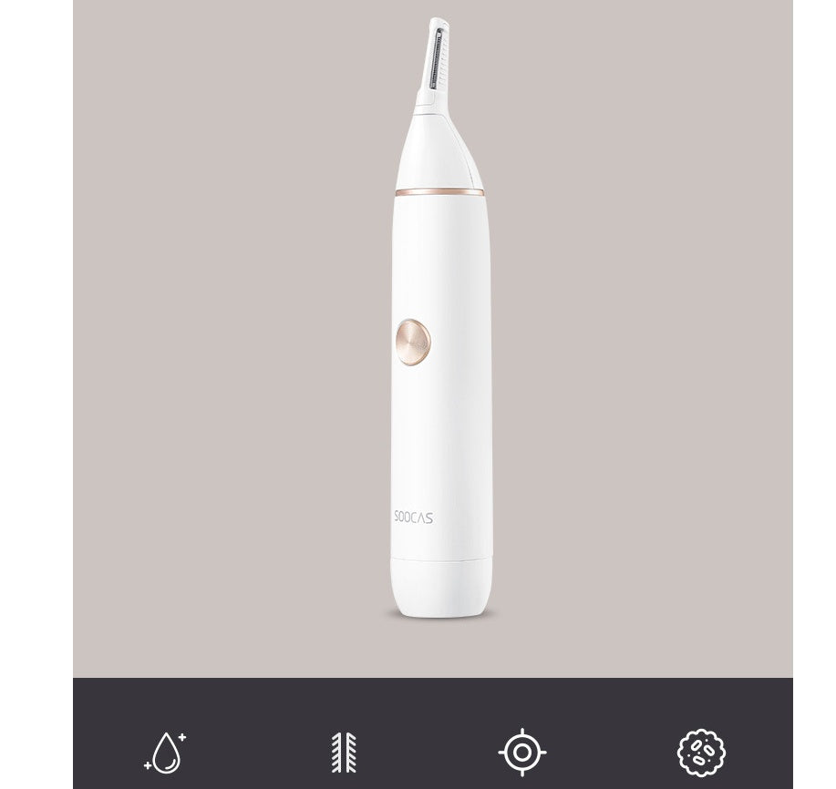 JMT-362826 Portable Electric Ear Nose Eyebrow Hair Trimmer - Waterproof Mini Shaver with High-Speed Motor and Sharp Cutter Head
