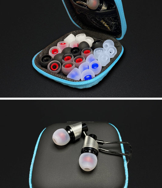 JMT-362826 Soft Silicone In-Ear Earplugs with Rubber Ring for Comfort and Protection