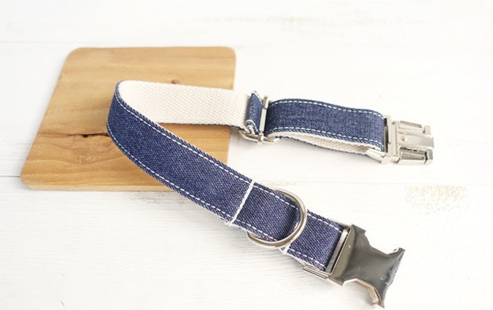 JMT-363338 Comfortable Polyester Dog Collar in Green and Blue - Various Sizes Available