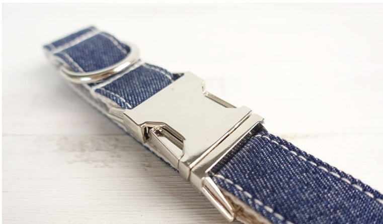 JMT-363338 Comfortable Polyester Dog Collar in Green and Blue - Various Sizes Available