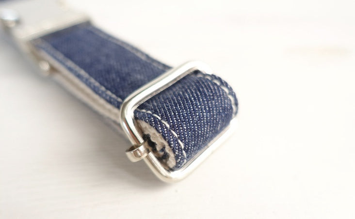 JMT-363338 Comfortable Polyester Dog Collar in Green and Blue - Various Sizes Available