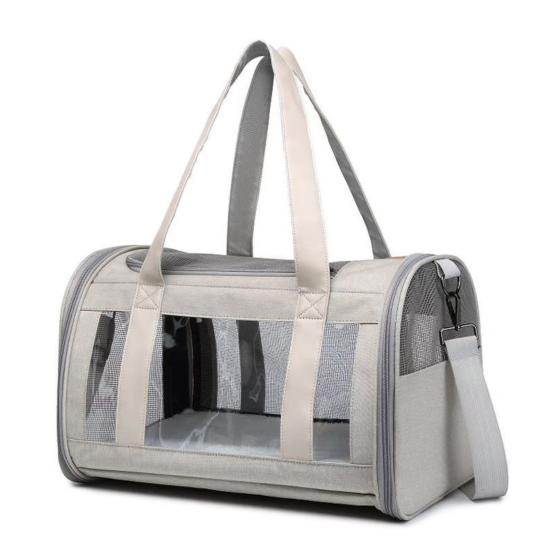 JMT-363338 Foldable Large Capacity Dog and Cat Backpack Carrier, Portable Handheld Diagonal Bag