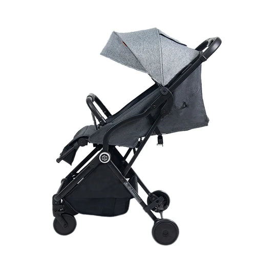 JMT-363850 Lightweight Folding Red Stroller for Toddlers with 4 Wheels and Comfortable Design