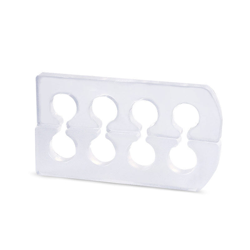 JMT-364298 Transparent Silicone Five-Toe Separator for Comfort in Sports and Casual Shoes