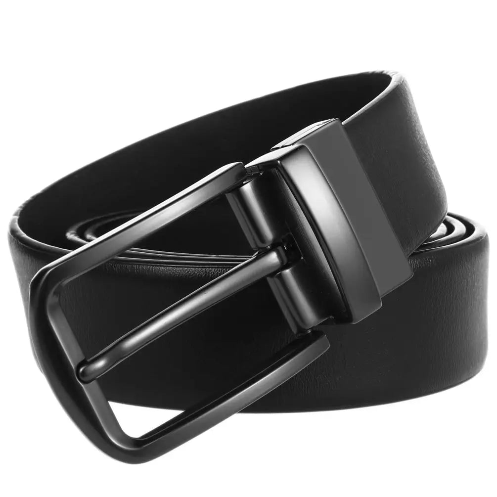 JMT-364746 Genuine Leather Pin Buckle Belt for Versatile Style and Comfort