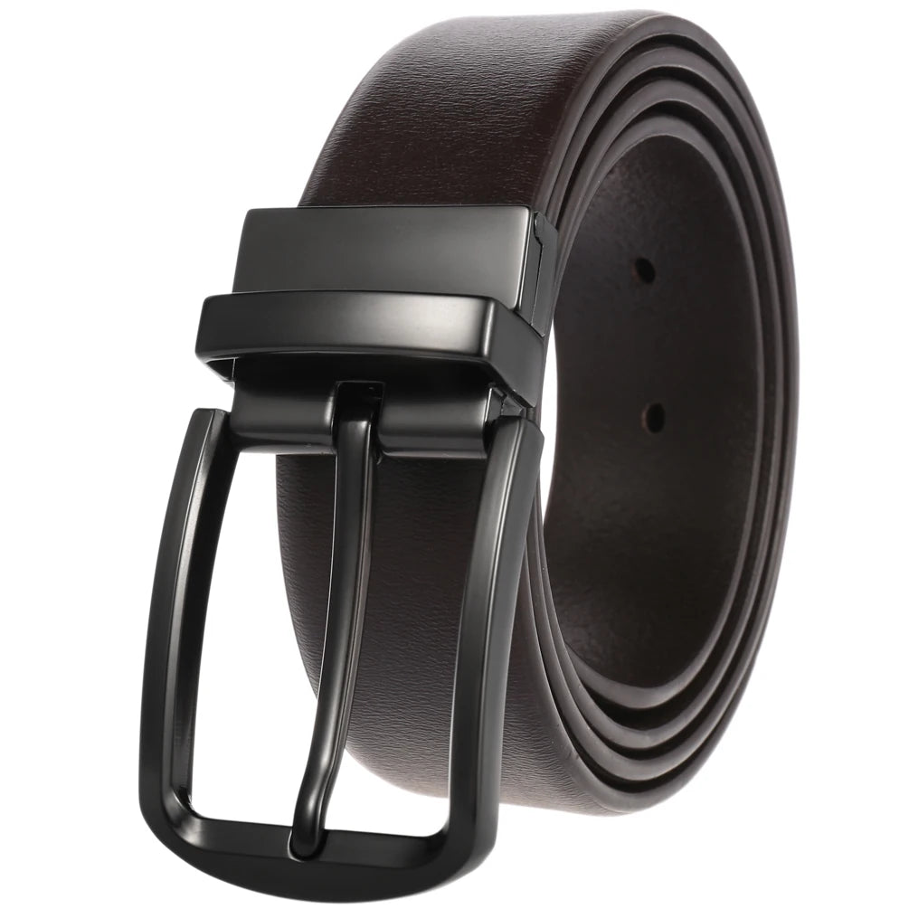JMT-364746 Genuine Leather Pin Buckle Belt for Versatile Style and Comfort