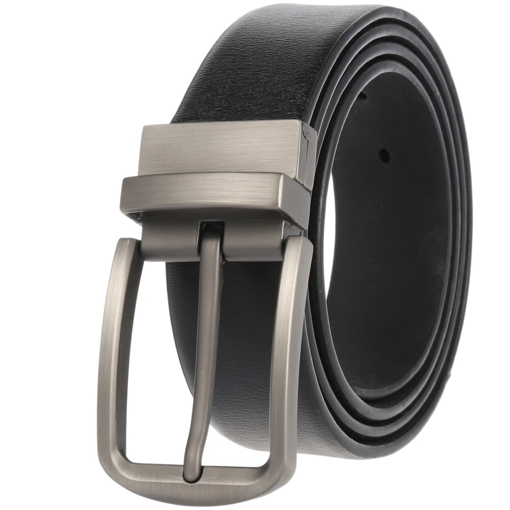 JMT-364746 Genuine Leather Pin Buckle Belt for Versatile Style and Comfort