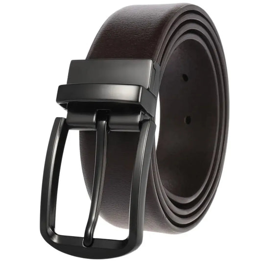 JMT-364746 Genuine Leather Pin Buckle Belt for Versatile Style and Comfort