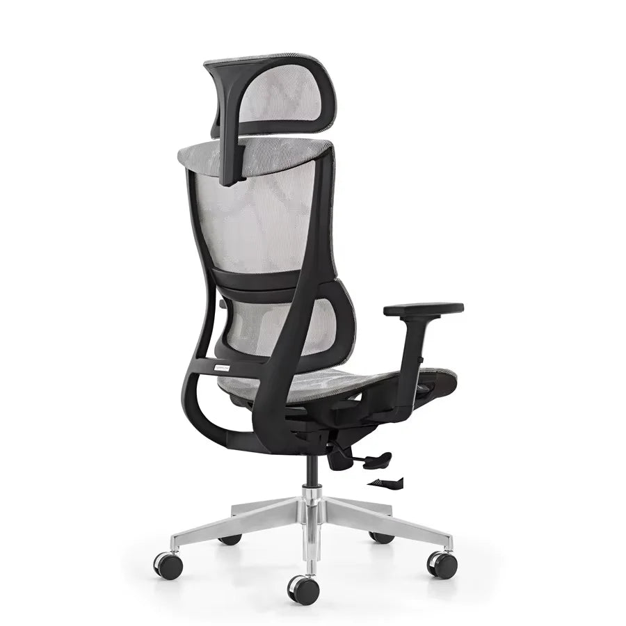 JMT-364746 Modern Ergonomic Swivel Office Chair with Adjustable Headrest and Mesh Back for Enhanced Comfort