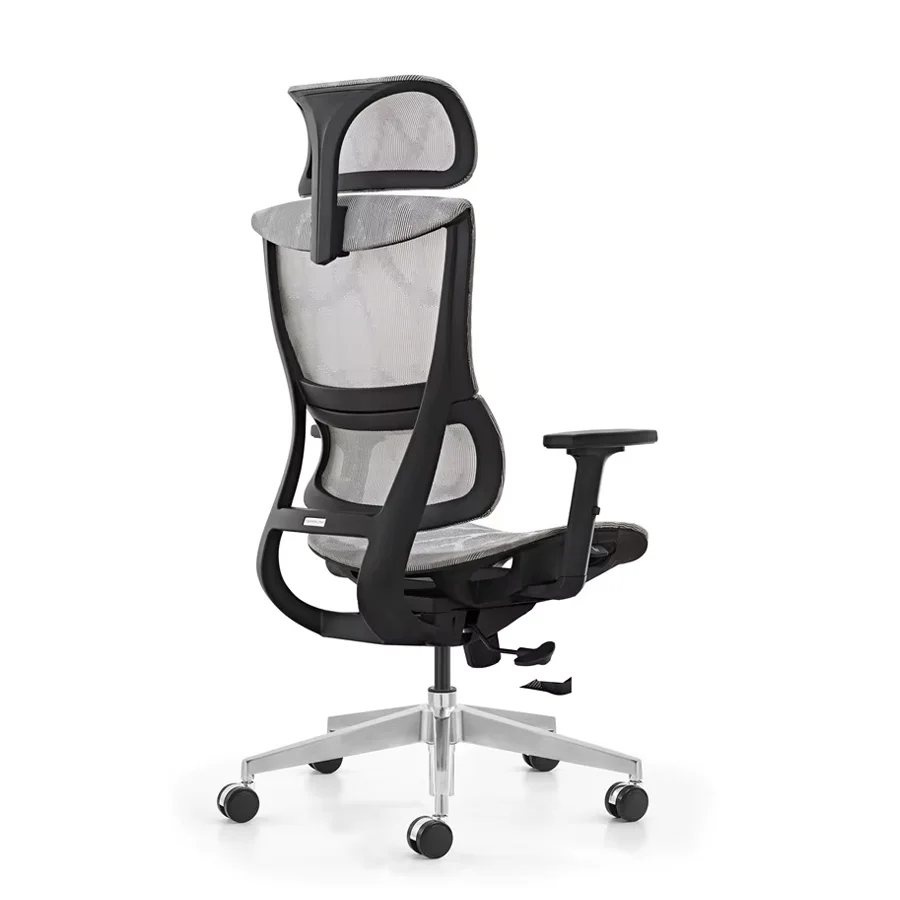 JMT-364746 Modern Ergonomic Swivel Office Chair with Adjustable Headrest and Mesh Back for Enhanced Comfort