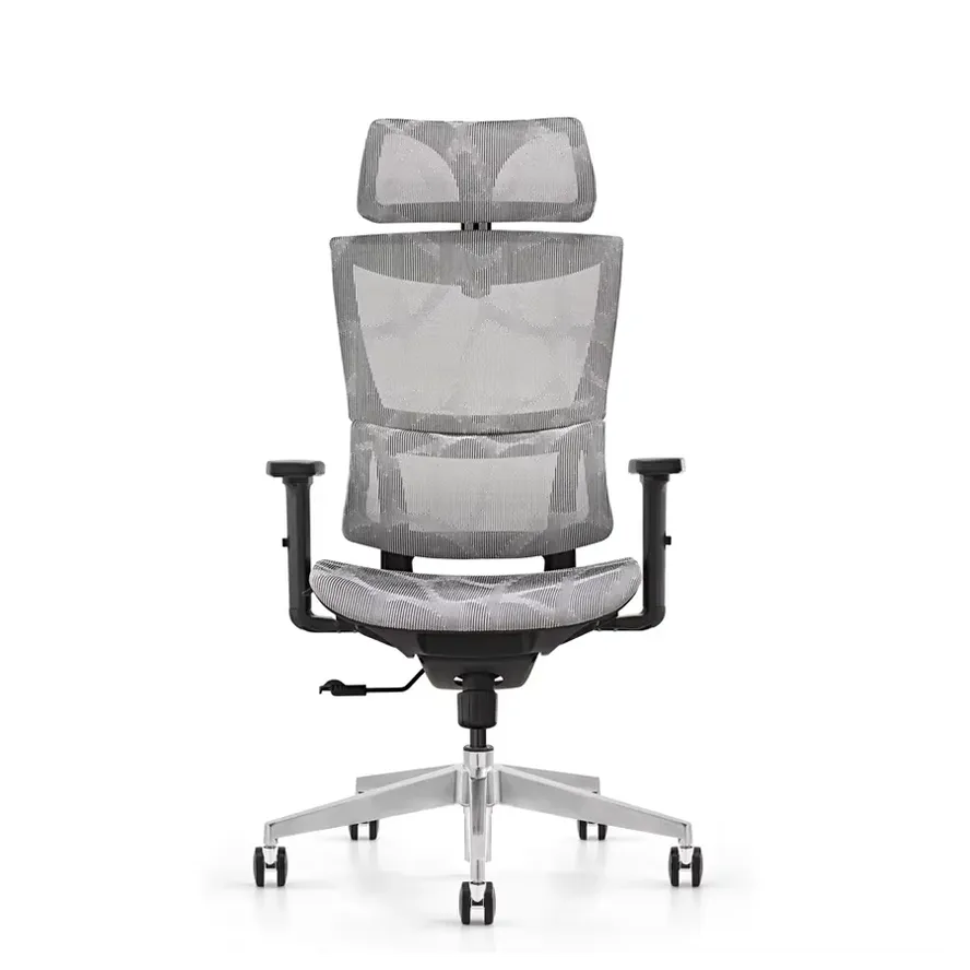 JMT-364746 Modern Ergonomic Swivel Office Chair with Adjustable Headrest and Mesh Back for Enhanced Comfort