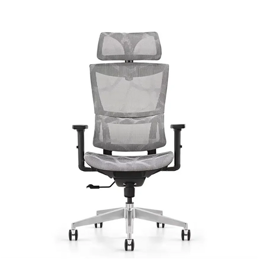 JMT-364746 Modern Ergonomic Swivel Office Chair with Adjustable Headrest and Mesh Back for Enhanced Comfort