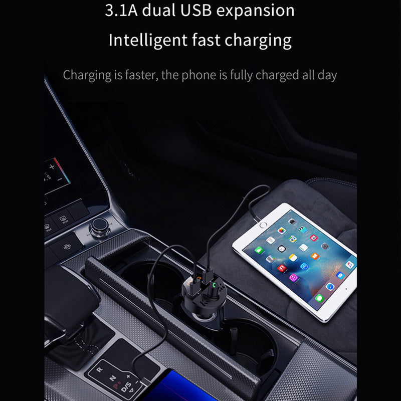 JMT-364810 Bluetooth MP3 Car Player with Noise Reduction, Dual USB Fast Charging, and Compatibility for Android/iOS