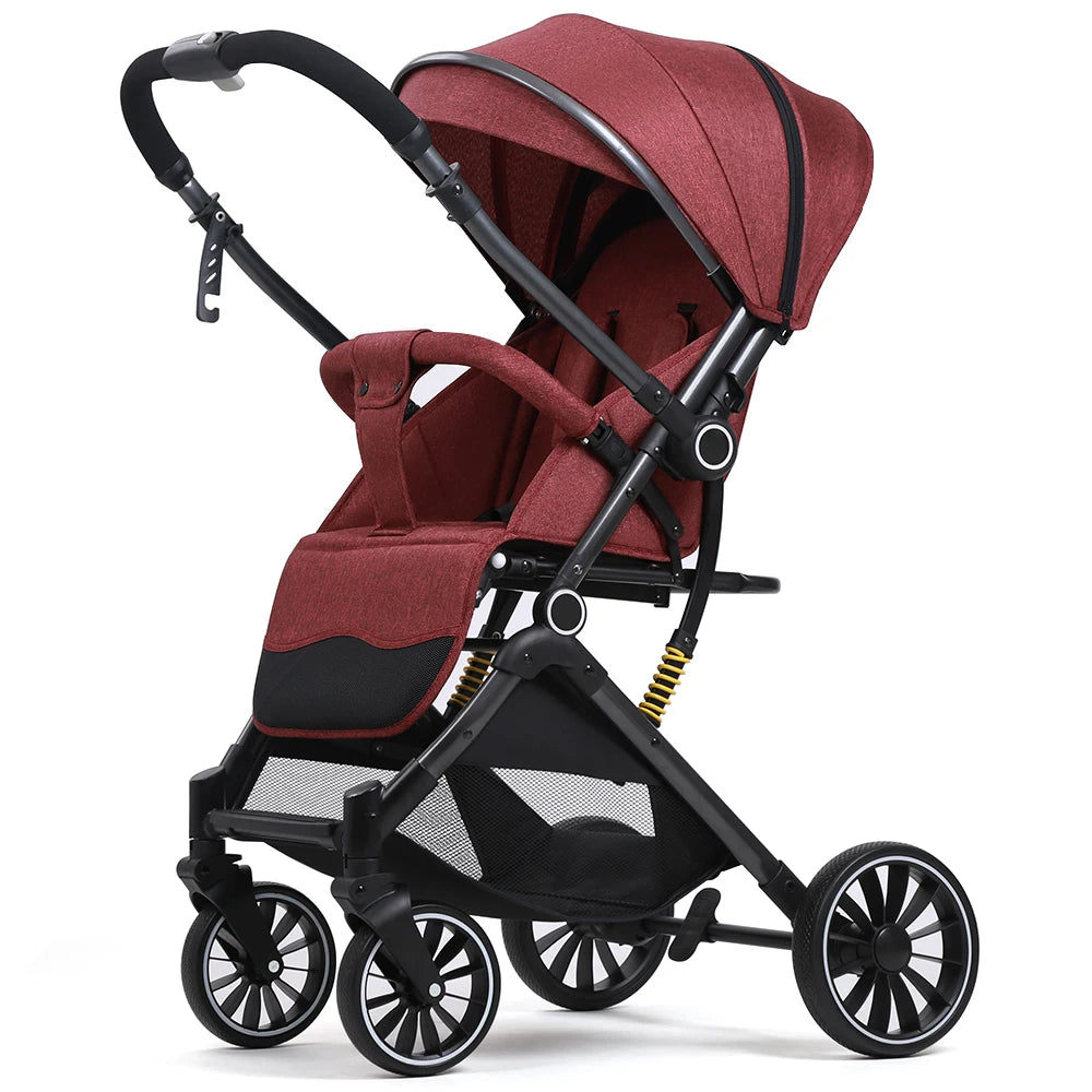 JMT-365002 3 in 1 Reversible Lightweight Pushchair Stroller with Luxury Foldable Design