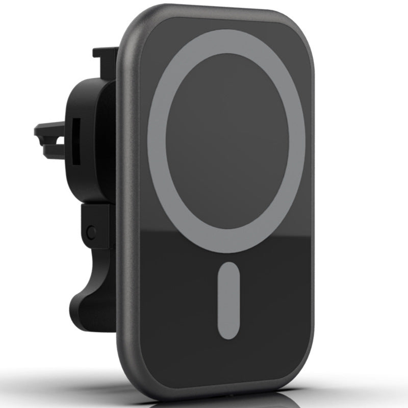 JMT-365002 Wireless 15W Magnetic Car Phone Charger with USB Input and Charging Indicator
