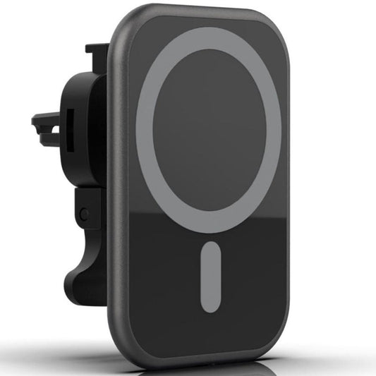 JMT-365002 Wireless 15W Magnetic Car Phone Charger with USB Input and Charging Indicator