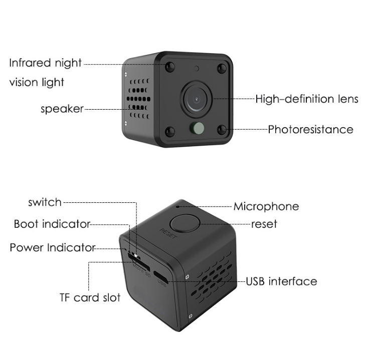 JMT-365066 HD Night Vision Surveillance Camera with WiFi Remote Access