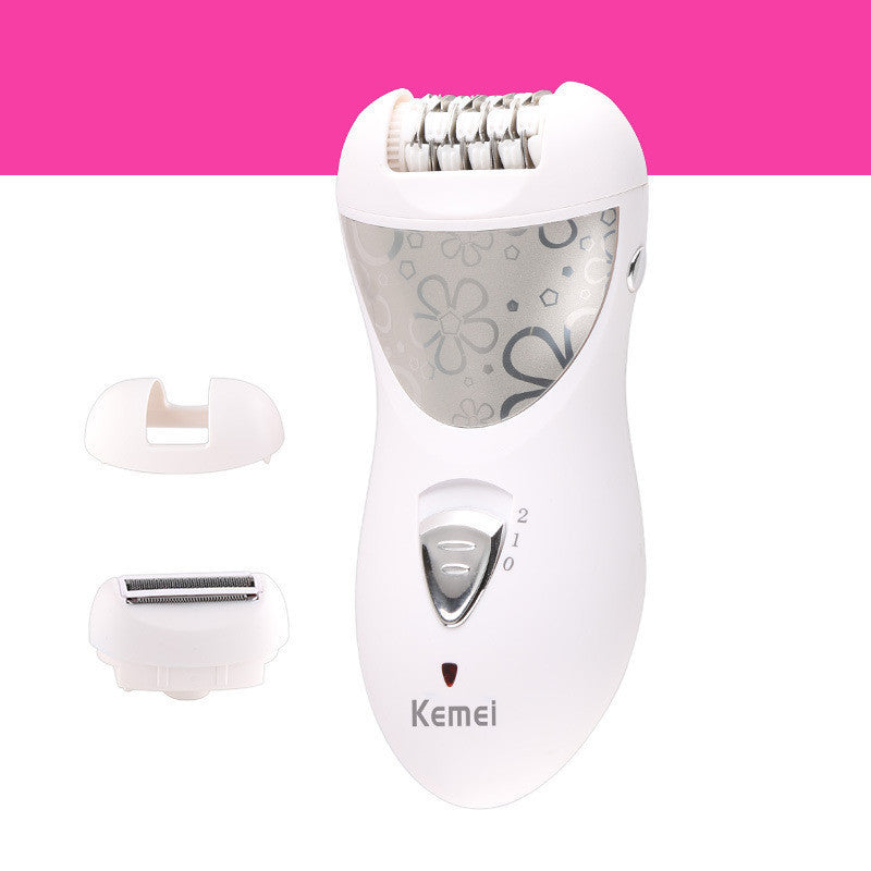JMT-365386 Multifunctional Electric Lady Care Device - Plucker, Shaver, and Foot Grinder 3-in-1