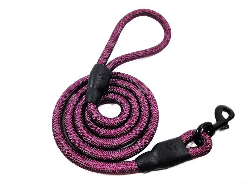 JMT-365642 Durable Reflective Training Rope Belt Dog Leash - Multiple Lengths and Colors Available