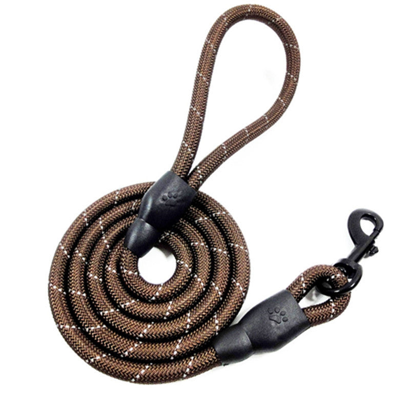 JMT-365642 Durable Reflective Training Rope Belt Dog Leash - Multiple Lengths and Colors Available