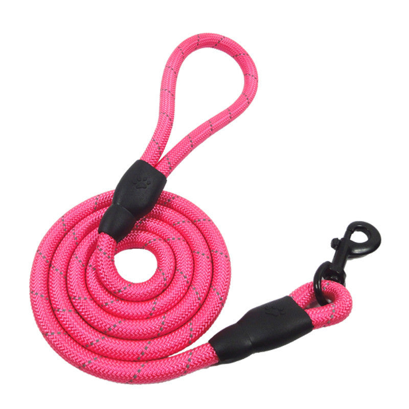 JMT-365642 Durable Reflective Training Rope Belt Dog Leash - Multiple Lengths and Colors Available