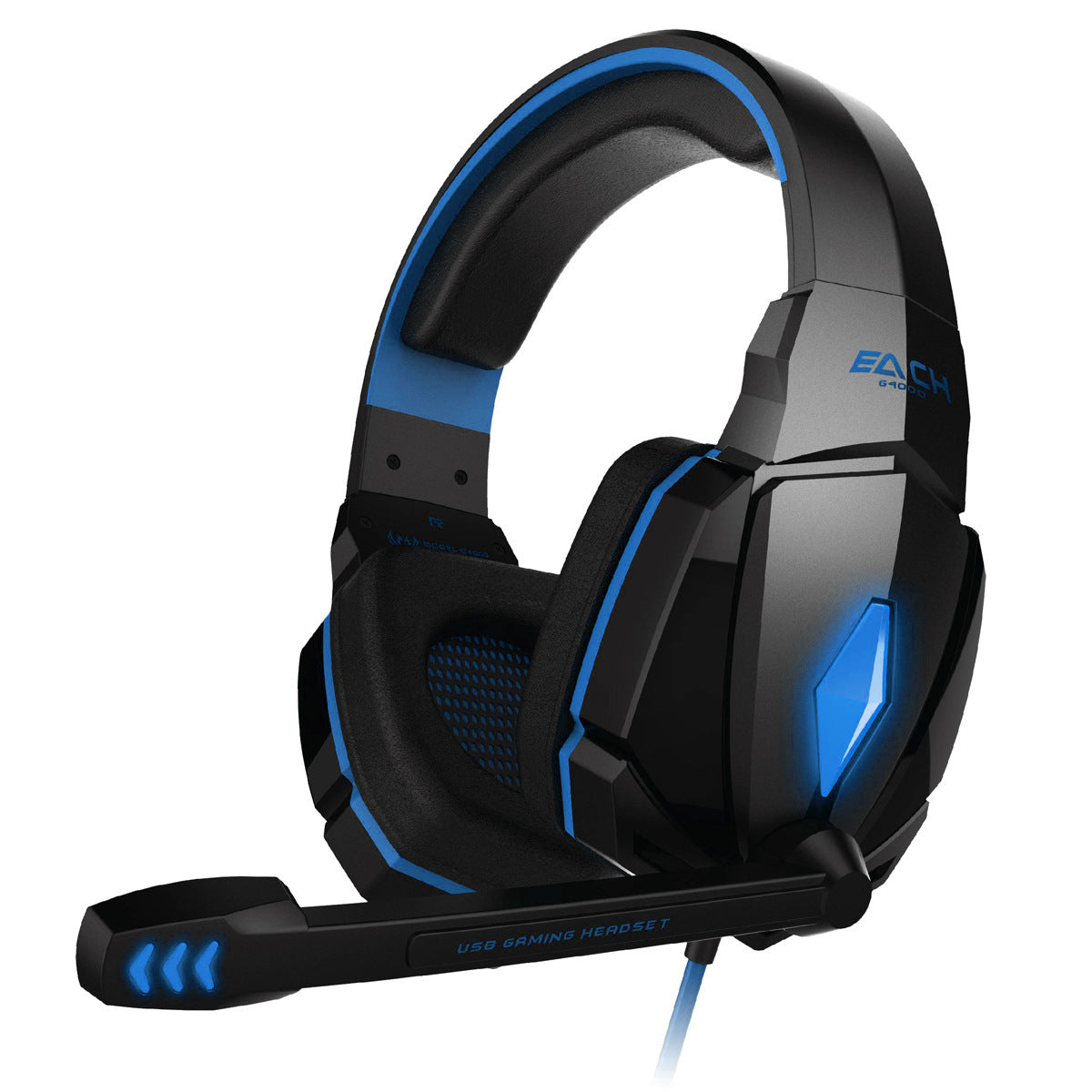 JMT-365642 Wired Gaming Headset with Anti-Noise Microphone and 50mm Drivers for Immersive Sound