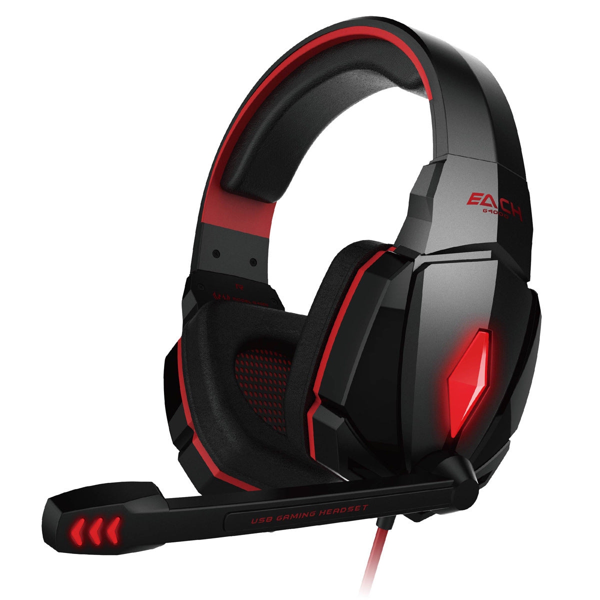 JMT-365642 Wired Gaming Headset with Anti-Noise Microphone and 50mm Drivers for Immersive Sound