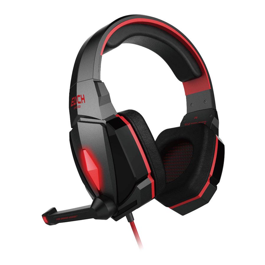JMT-365642 Wired Gaming Headset with Anti-Noise Microphone and 50mm Drivers for Immersive Sound