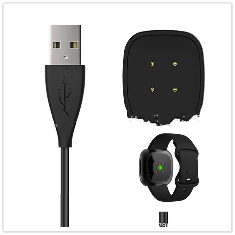 JMT-365834 Fitbit Versa 3/Sense Magnetic Charger USB Data Cable - 100cm Length, Low Ripple, Fast Charging