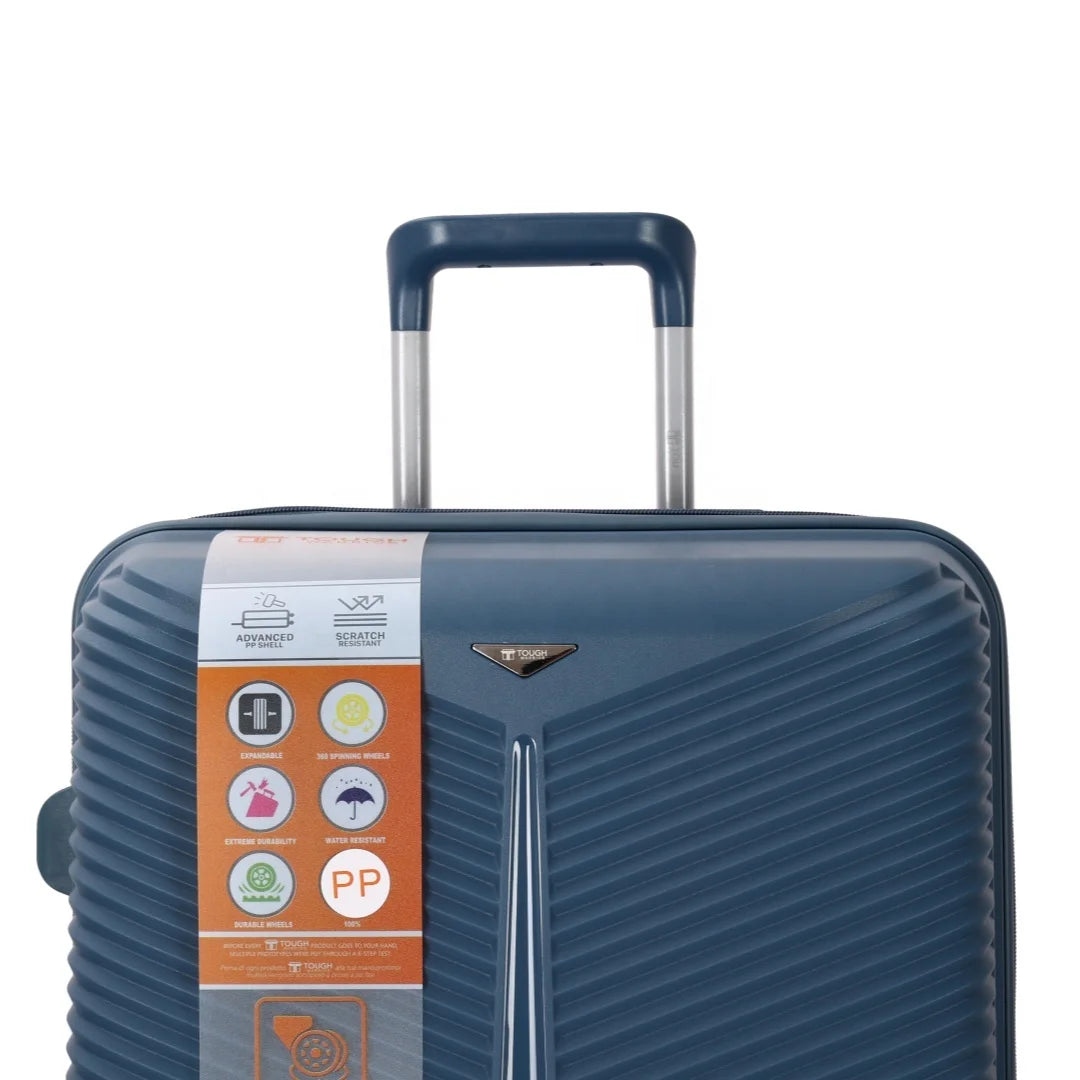 JMT-366026 Lightweight Scratch-Resistant Spinner Suitcase for Travel - Durable PP Material