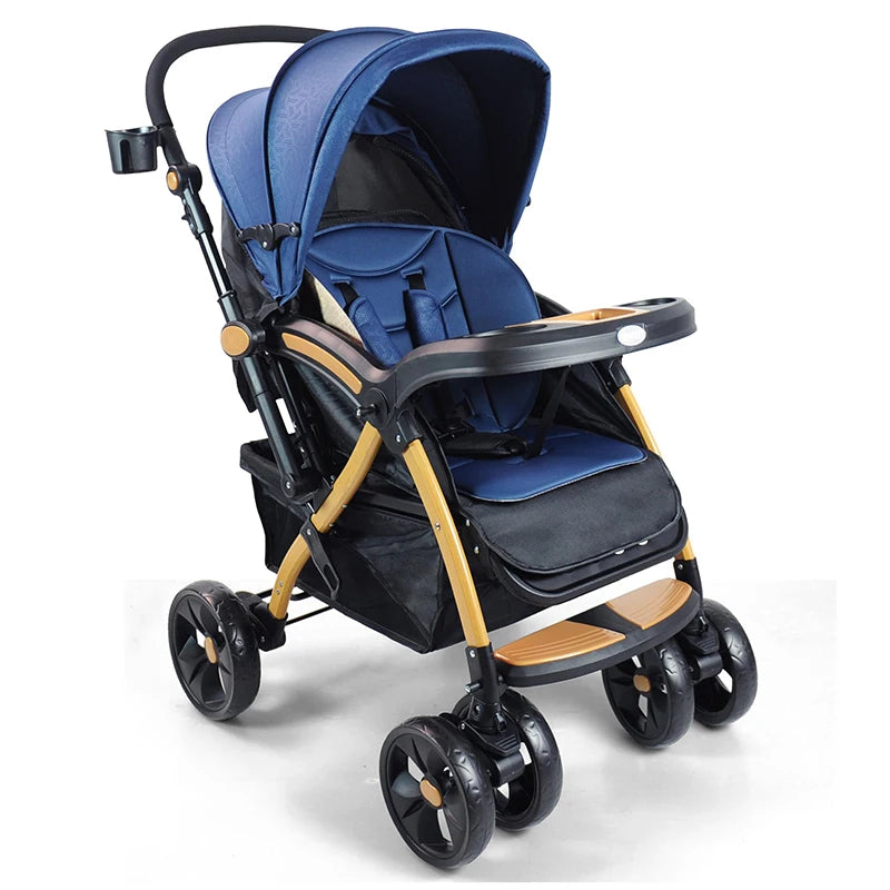 JMT-366474 High Landscape Multi-Functional Folding Baby Stroller with Two-Way Portability and Storage Basket