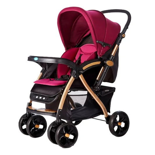 JMT-366474 High Landscape Multi-Functional Folding Baby Stroller with Two-Way Portability and Storage Basket