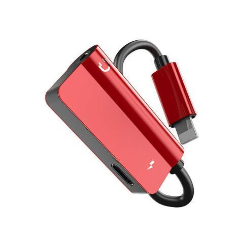 JMT-366474 iPhone Compatible 3.5mm AUX & Lightning Charging Adapter - Dual Function Audio Splitter